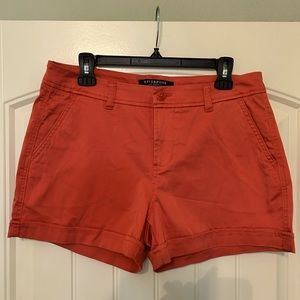 Liverpool shorts Sz 10/30 Pumpkin orange